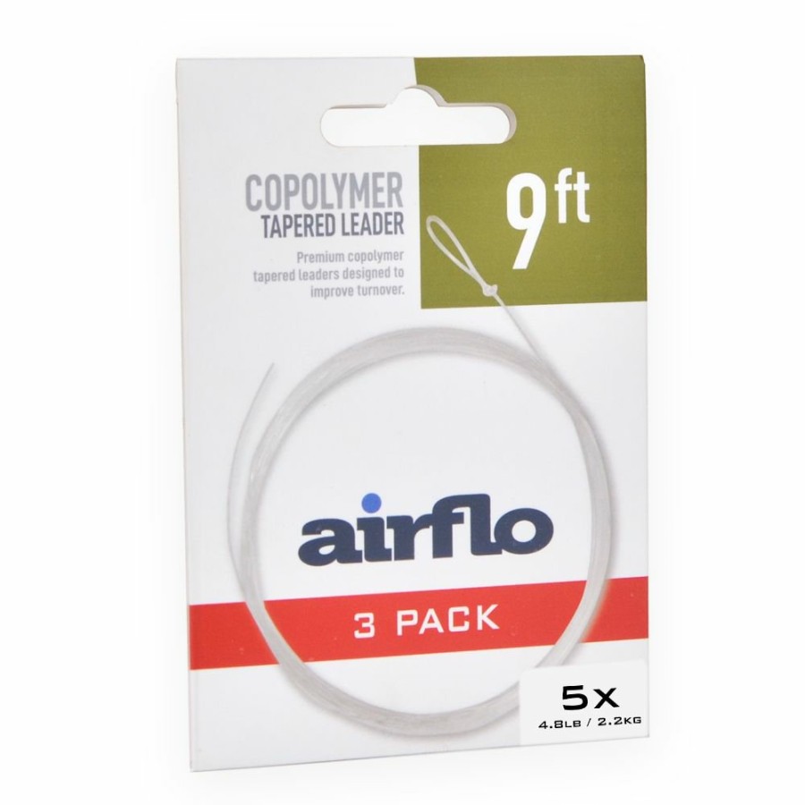 Leaders & Tippet Airflo | Airflo Tactical Mono Tapered Leaders - 9' - 3 Pack