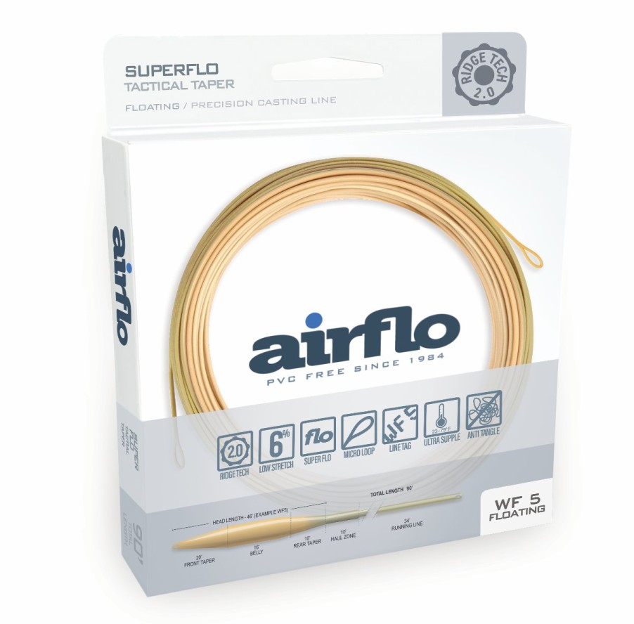 Fly Lines Airflo | Superflo Ridge 2.0 Tactical Taper