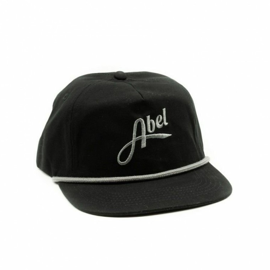 Soft Goods Airflo | Abel Canvas Flatbill Hat - Black