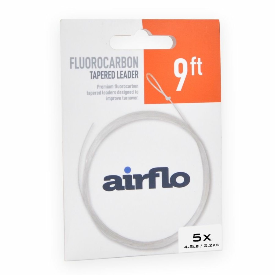 Leaders & Tippet Airflo | Airflo G5 Fluorocarbon Tapered Leaders - 9'