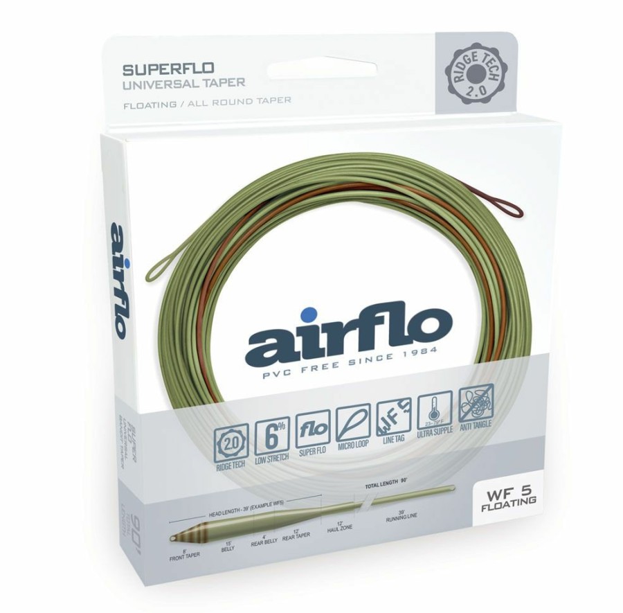 Fly Lines Airflo | Superflo Ridge 2.0 Universal Taper